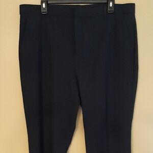 Banana Republic Women's 16 Petite Dark Navy Blue Dress Pants Bootcut Fit